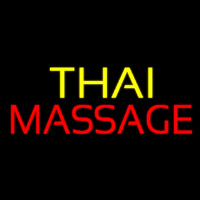 Yellow Thai Red Massage Neonreclame