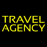 Yellow Travel Agency Neonreclame