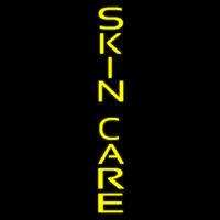 Yellow Vertical Skin Care Neonreclame