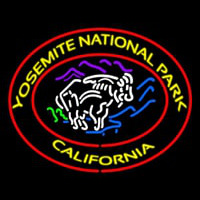 Yosemite National Park California Neonreclame