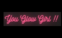 You Glow Girl Neonreclame