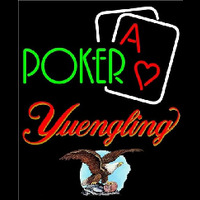 Yuengling Green Poker Beer Sign Neonreclame