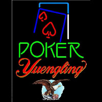 Yuengling Green Poker Red Heart Beer Sign Neonreclame
