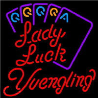 Yuengling Lady Luck Series Beer Sign Neonreclame