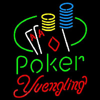 Yuengling Poker Ace Coin Table Beer Sign Neonreclame