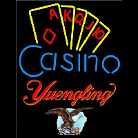 Yuengling Poker Casino Ace Series Beer Sign Neonreclame