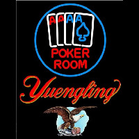 Yuengling Poker Room Beer Sign Neonreclame