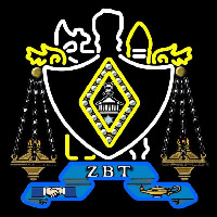Zeta Beta Tau Chapters Logo Neonreclame