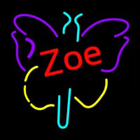 Zoe Butterfly Neonreclame