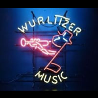 wurlttzer music Neonreclame